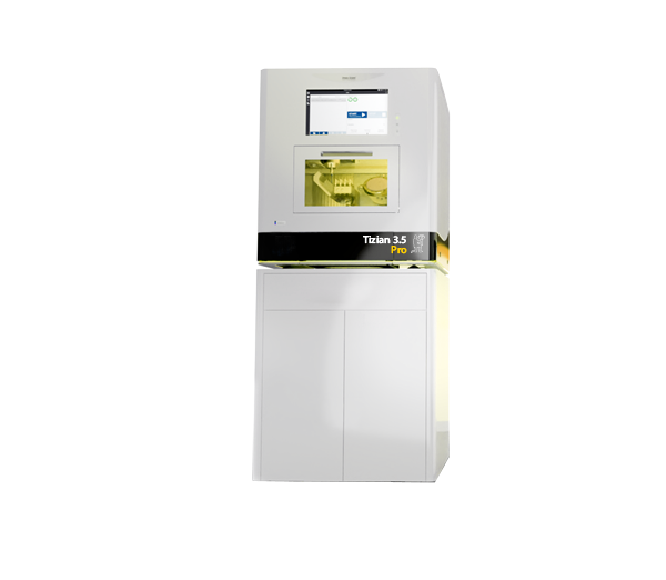 Tizian 3.5 Loader X Pro, incl. 3.0 kW high frequency spindle, 10 blank holders stainless steel