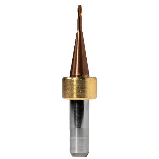 T63 Tizian Cut 5/ 3.5 torus drill 1.5 mm (I = 7 mm) for CoCr/ Titan, twin-bladed, 6 mm shaft