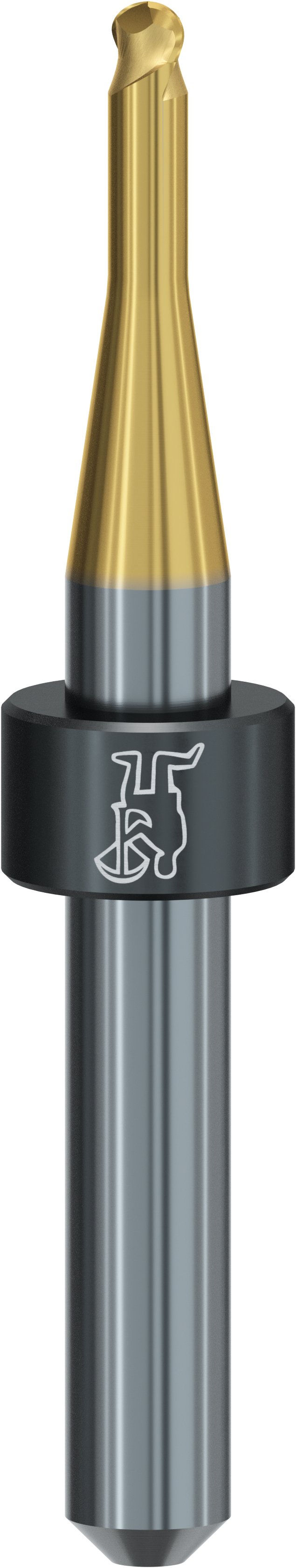 T32 - Radius cutter 3 mm for titanium, quadruple-edged, Tizian 6.0 for 6 mm collet chuck