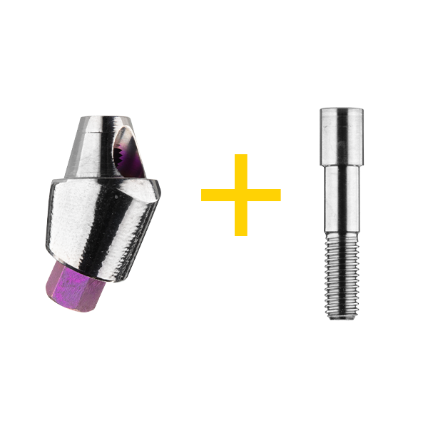 Multi Unit Abutment 30° Hex Connection incl. screws