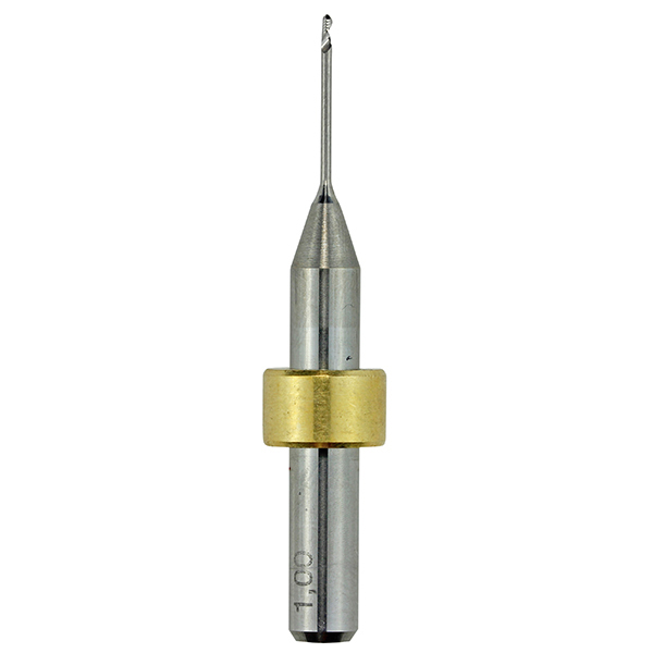 T12 Tizian Cut 5/3.5  PMMA finemilling single point mill, 1,0mm, 6 mm shaft