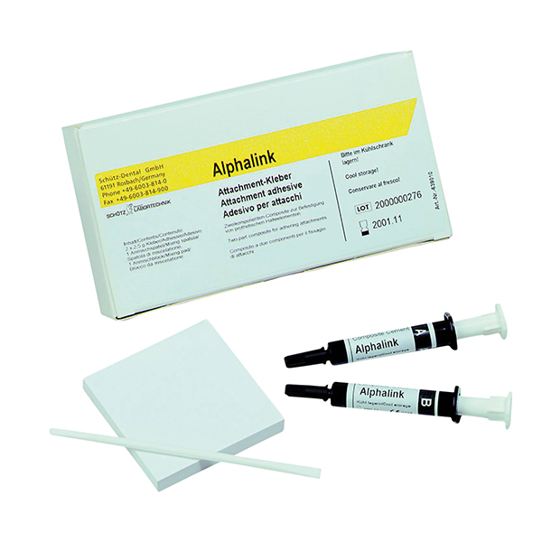 Alphalink attachment glue,