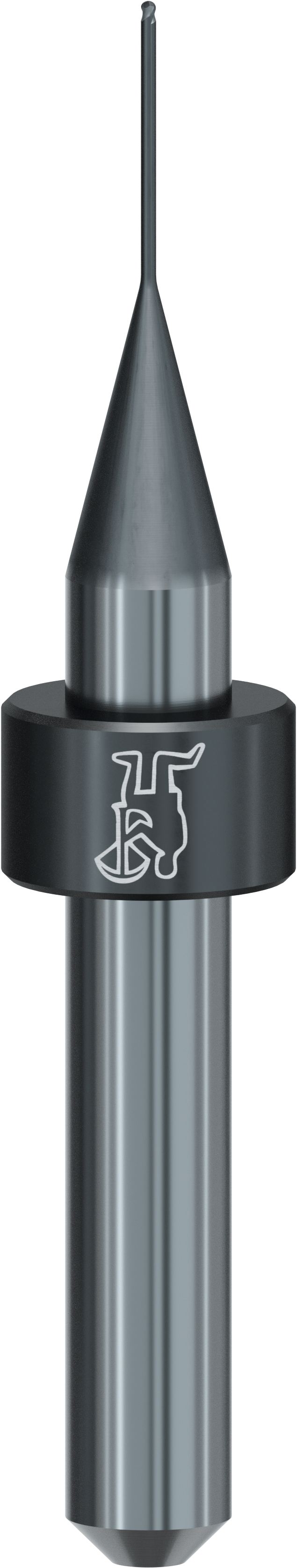 T63 - Radius cutter 0.6 mm for zirconia, double-edged, Tizian 6.0 for 6 mm collet chuck