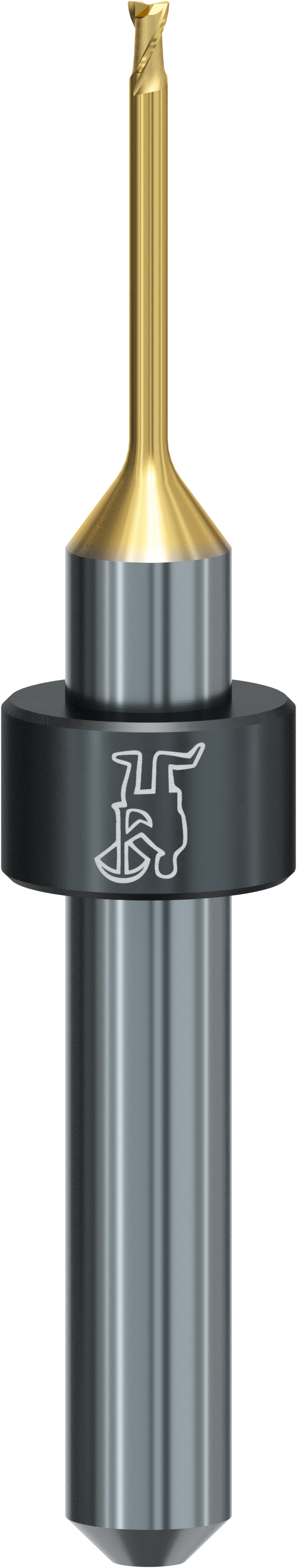 T40 - Torus cutter 1.5 mm for titanium, double-edged, Tizian 6.0 for 6 mm collet chuck