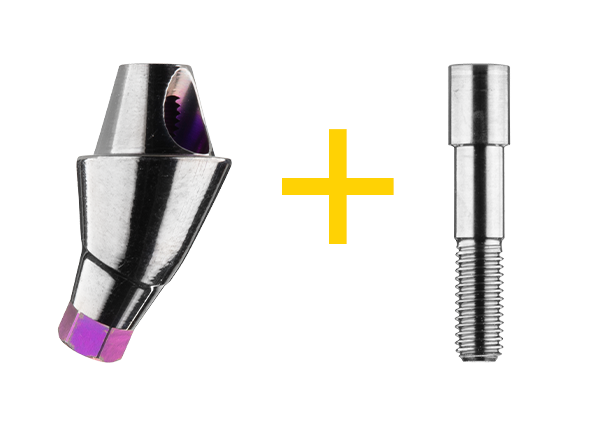 Multi Unit Abutment 30° Cone Connection incl. screws