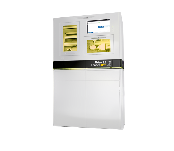 Tizian 3.5 Loader Pro+ milling machine, incl. 2.6 kw high frequency spindle, 7 stainless steel blank holders