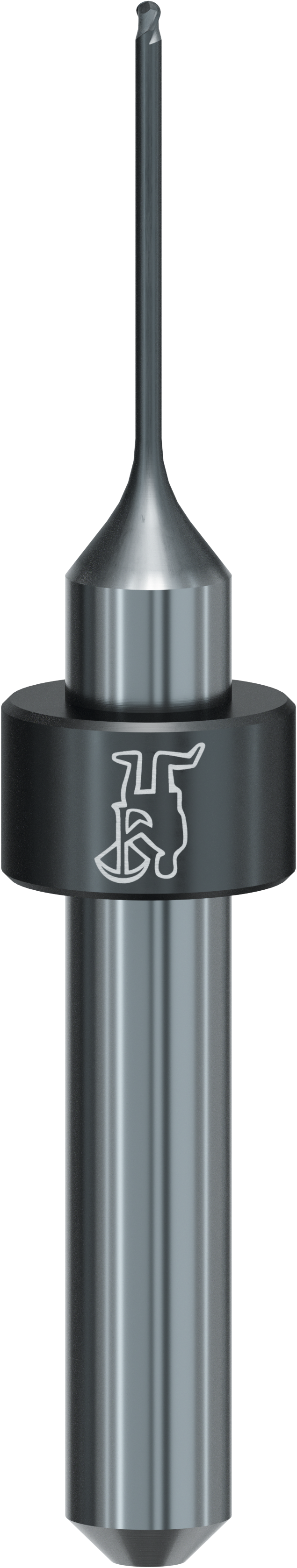 T62 - Radius cutter 1 mm for zirconia double-edged, Tizian 6.0 for 6 mm collet chuck