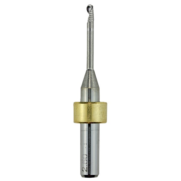 T11 Tizian Cut 5/3.5 PMMA finemilling single point mill, 2,5 mm, 6 mm shaft