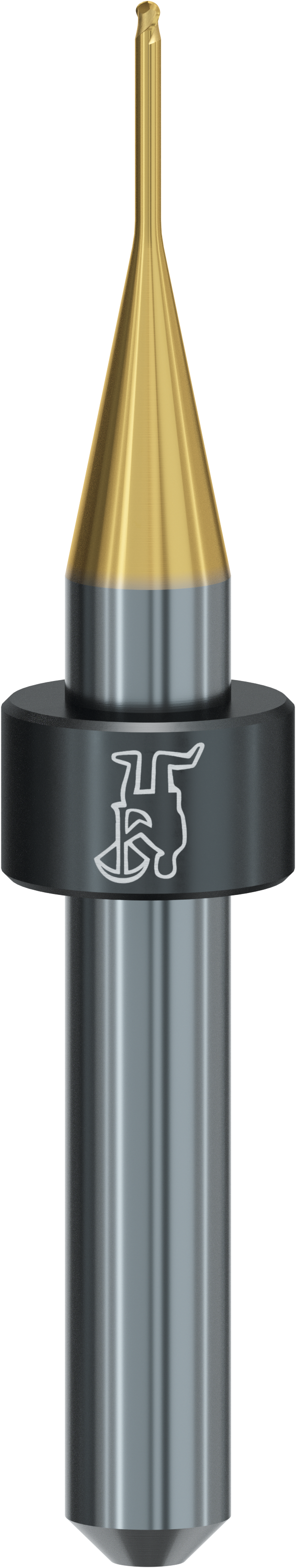 T37 - Radius cutter 1 mm for titanium, double-edged, Tizian 6.0 for 6 mm collet chuck