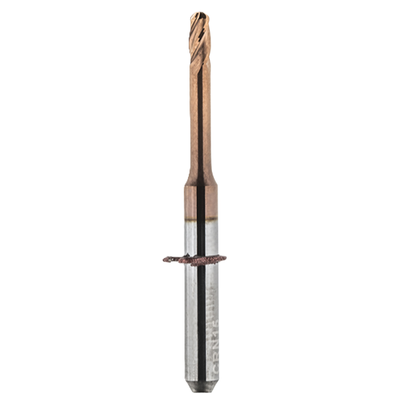 Four toothed radius cutter, 2.0 m, for non-precious alloys, for Tizian Cut ECO plus and Tizian Cut compact