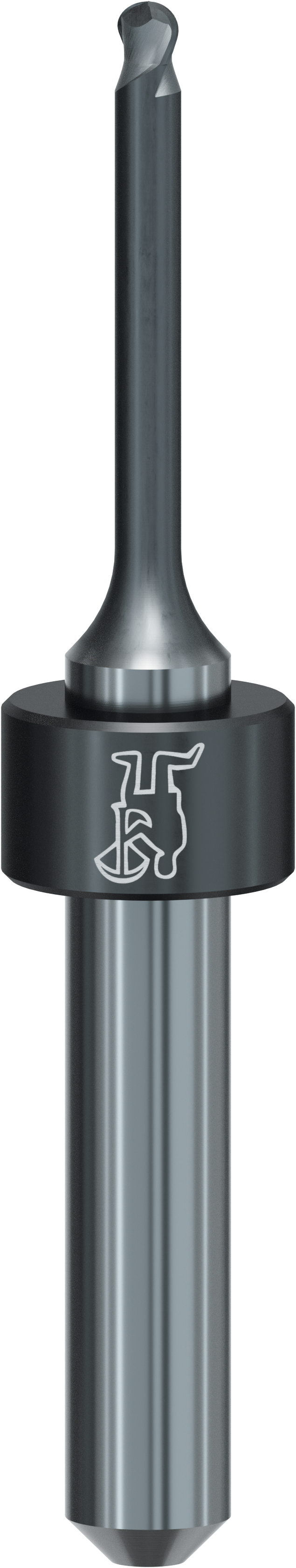 T60 - Radius cutter 2.5 mm for zirconia double-edged, Tizian 6.0 for 6 mm collet chuck