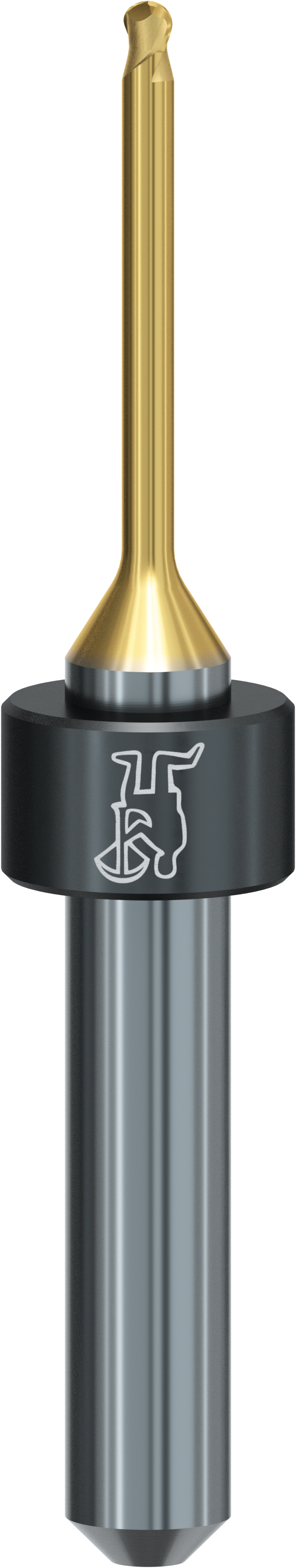 T75 - Radius cutter 2 mm finish for PMMA, double-edged, Tizian 6.0 for 6 mm collet chuck